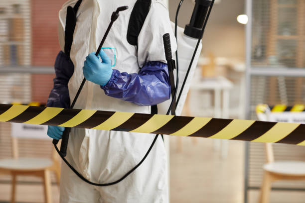 Professional Biohazard Cleanup technician working in Morton, PA
